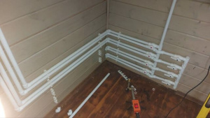 Монтаж газгольдера, котла Baxi и отопления в Наро-Фоминске